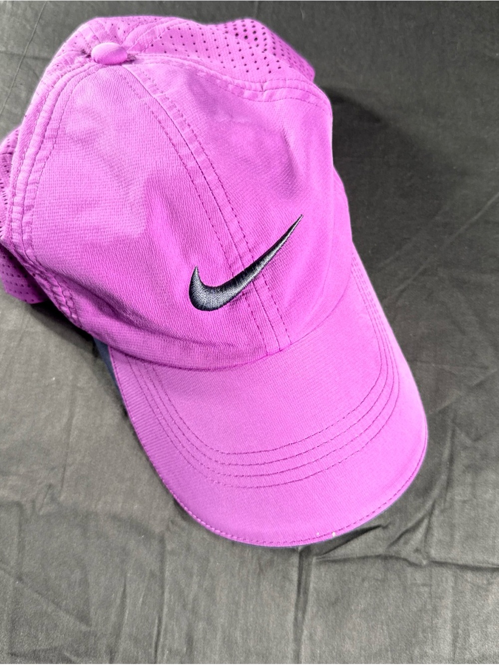 Nike Purple Baseball Cap with Black Swoosh